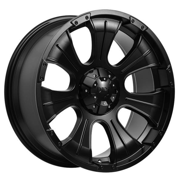 DIRT A.T D06 FLATBLACK CHROME INSERTS